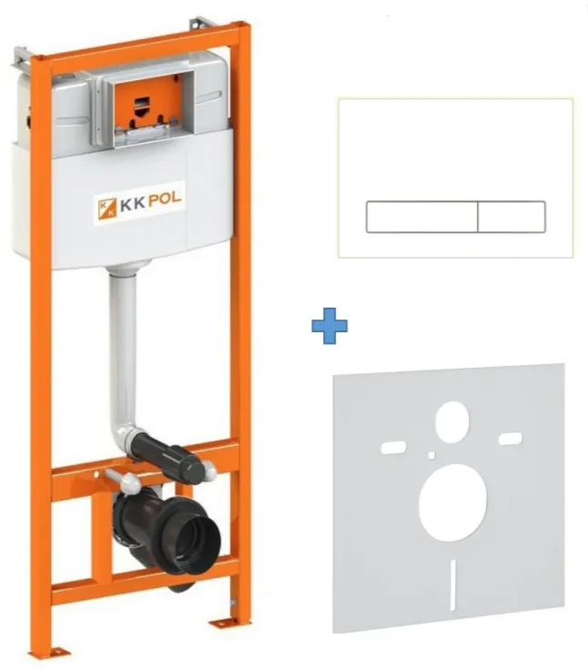 Товар: KK-POL 350/ZPW/425-101-S0 Standard Комплект для монтажа инсталляции, с клавишей M16, цвет белый глянцевый, с прокладкой звукоизолирующей - фото 1 KK-POL 350/ZPW/425-101-S0 Standard Комплект для монтажа инсталляции, с клавишей M16, цвет белый глянцевый, с прокладкой звукоизолирующей — фото 1, Инсталляции