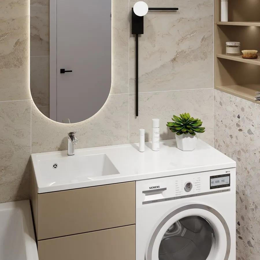 Раковина Paola Magenta 1100 L, белый — фото 4, Раковины