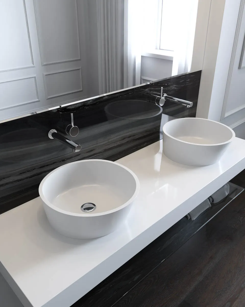 Раковина ALMATEA Soft Rock Color 42 Х 42 RAL* 1.02.002.11.3 — фото 4, Раковины