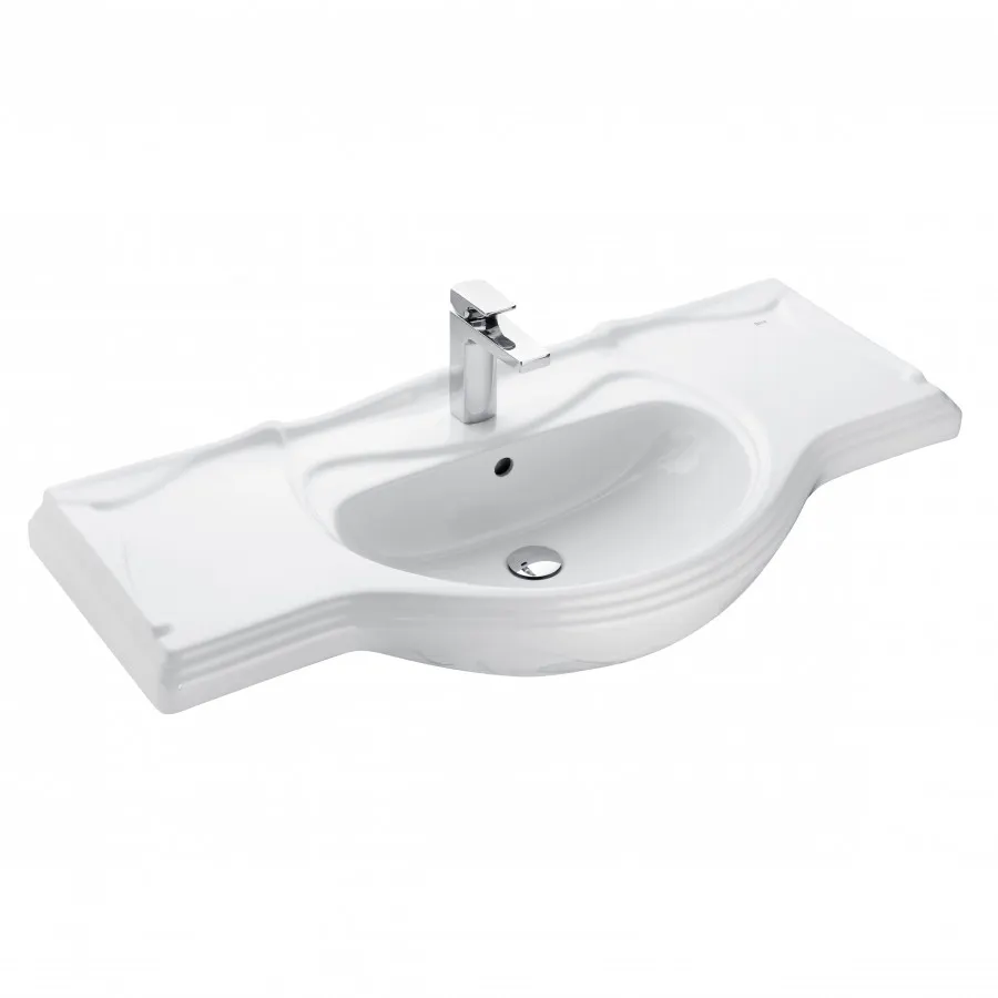 AMERICA Мебельная раковина 105, белая, ROCA 7327205000 — фото 1, Раковины встраиваемые сверху