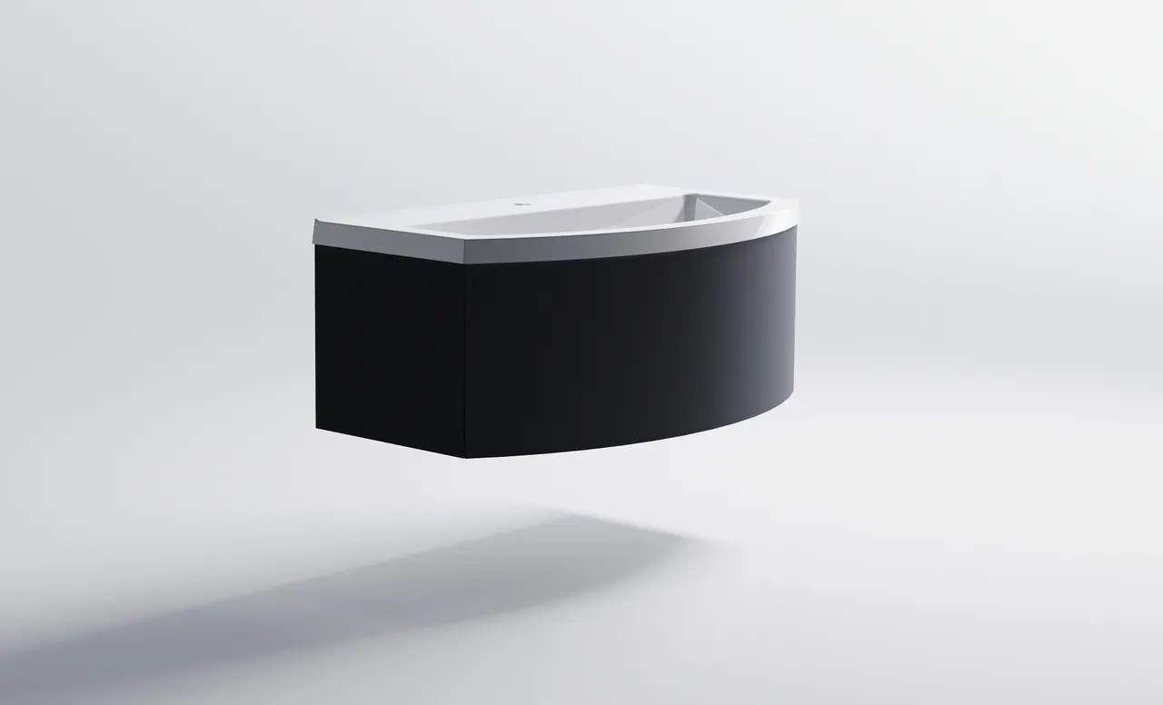 Товар: Нижний шкаф Венеция2.0 80 с 1 ящиком темно-серый (RAL7024 матовый) + Раковина "Венеция 80" 3100003ral7024+04010022 - фото 4 Нижний шкаф Венеция2.0 80 с 1 ящиком темно-серый (RAL7024 матовый) + Раковина "Венеция 80" 3100003ral7024+04010022 — фото 4, Тумбы с раковиной