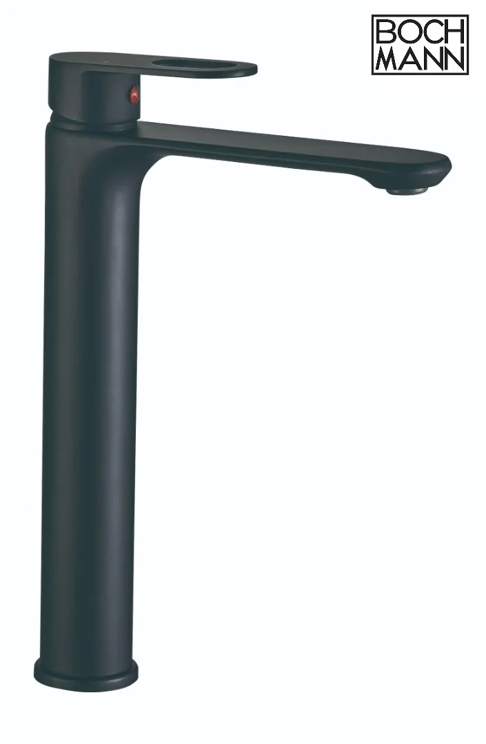 Смеситель SANTA XLB для раковины, черный, высокий BOCH MANN BM8597 — фото 3, Смесители для раковины