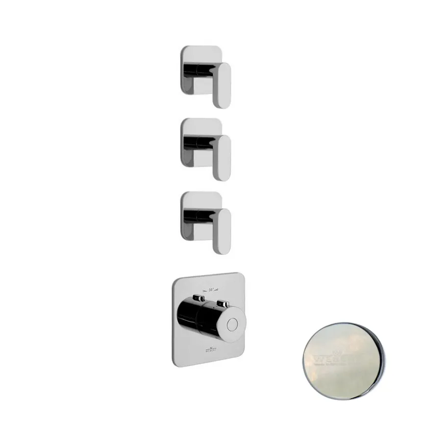 Товар: Смеситель для душа встраиваемый с термостатом Webert Living LV971502345, никель - фото 1 Смеситель для душа встраиваемый с термостатом Webert Living LV971502345, никель — фото 1, Смеситель для душа