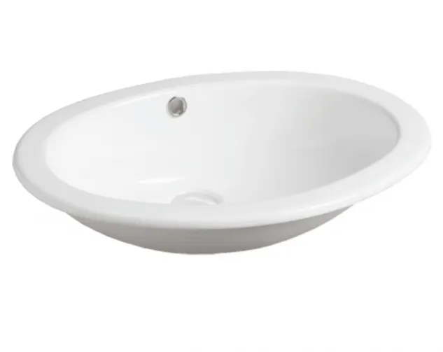 Раковина SIMAS LAVABI встраиваемая сверху без отверстий MARINE цвет белый S50P — фото 1, Раковины встраиваемые сверху