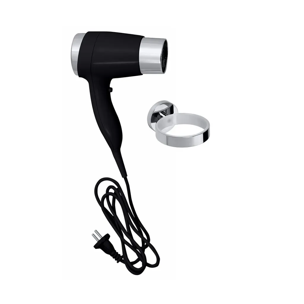 999433088 HOTEL Фен с держателем черный BEMETA — фото 1, Фены для общественных мест