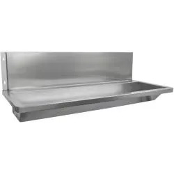 Раковина коллективная со стенкой Wash 13050.24.S, шт — фото 1, Раковины