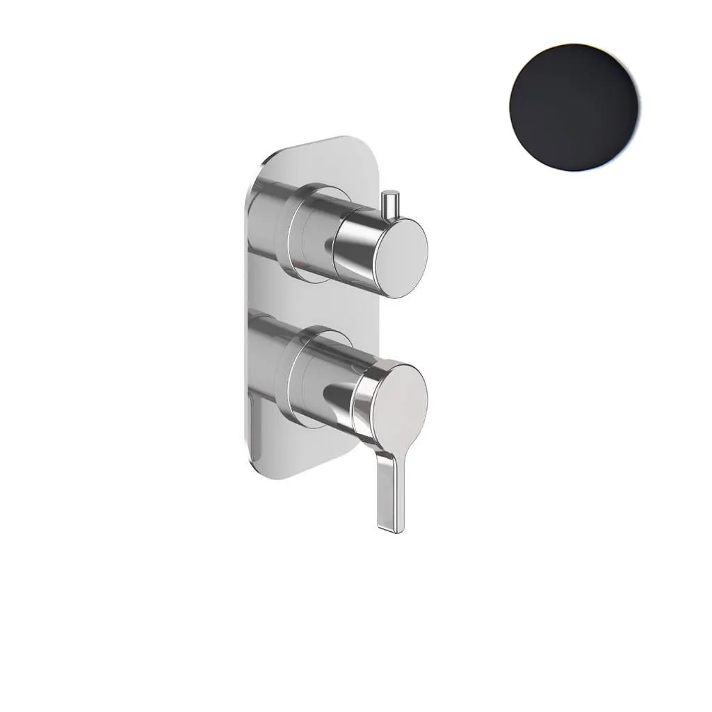 Товар: Смеситель для душа встраиваемый Webert Coral CO880601560, черный - фото 1 Смеситель для душа встраиваемый Webert Coral CO880601560, черный — фото 1, Смеситель для душа