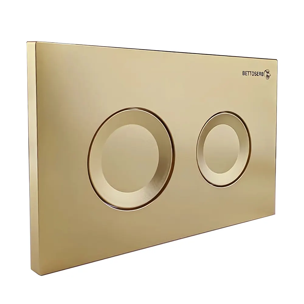 Клавиша смыва BETTOSERB золото матовое COOL 40006440 — фото 1, Кнопки смыва