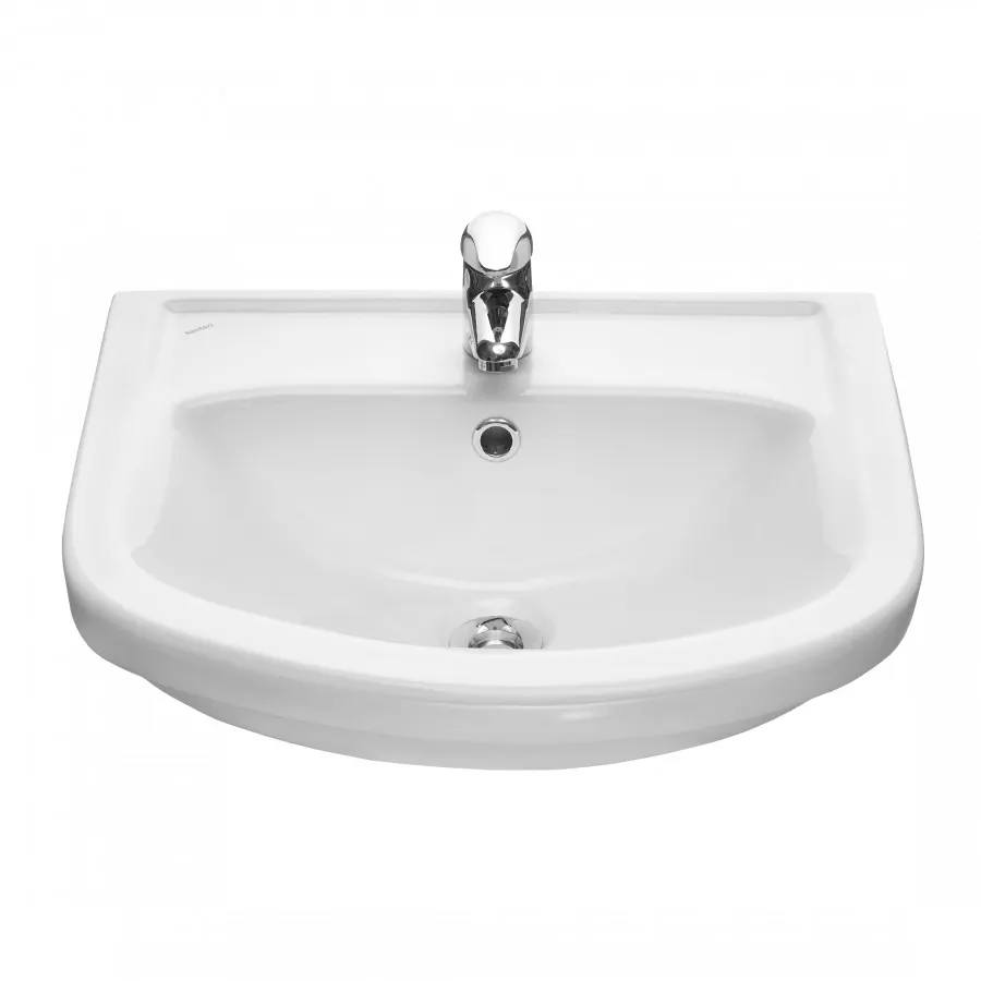 Умывальник на мебель Акватон, 50 см. с обрамлением перелива. SANTERI 131201S0011B0 — фото 2, Раковины