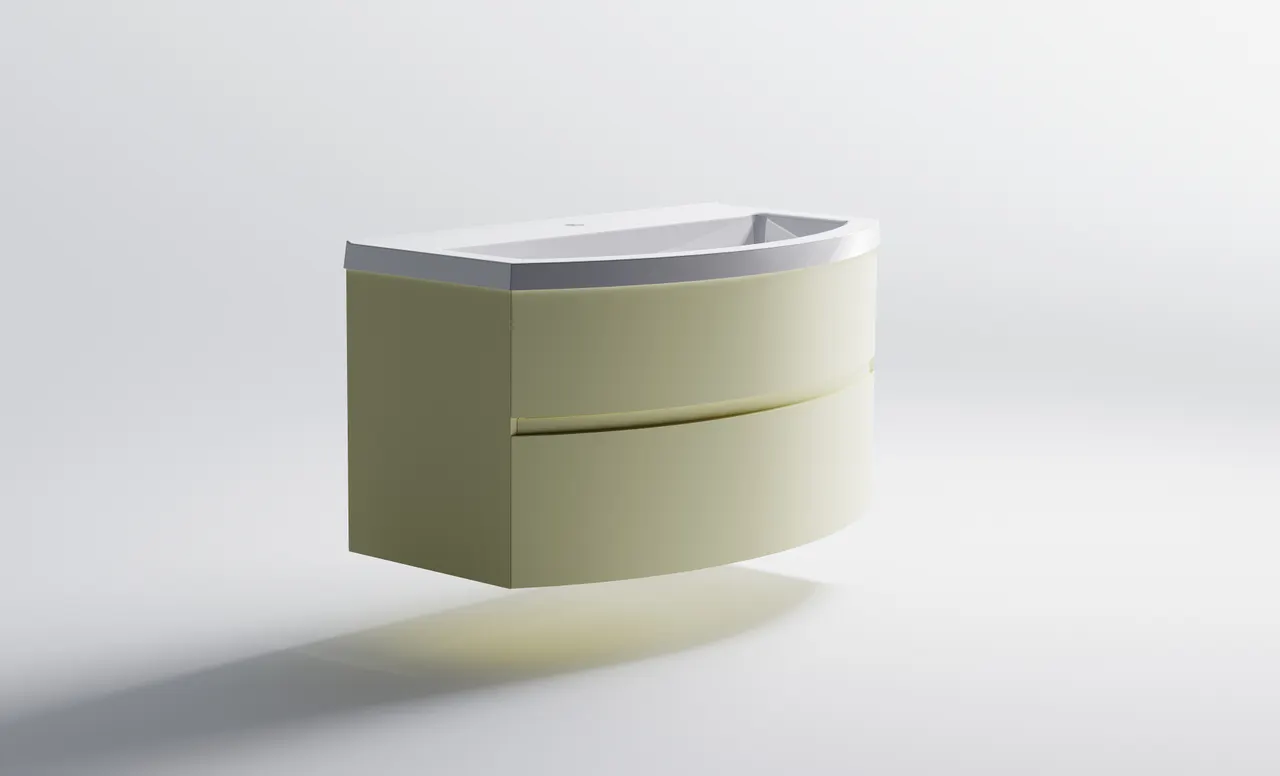 Товар: Нижний шкаф Венеция2.0 80 с 2 ящиками бежевый (RAL1013 матовый) + Раковина "Венеция 80" 03100004ral1013+04010022 - фото 4 Нижний шкаф Венеция2.0 80 с 2 ящиками бежевый (RAL1013 матовый) + Раковина "Венеция 80" 03100004ral1013+04010022 — фото 4, Тумбы с раковиной