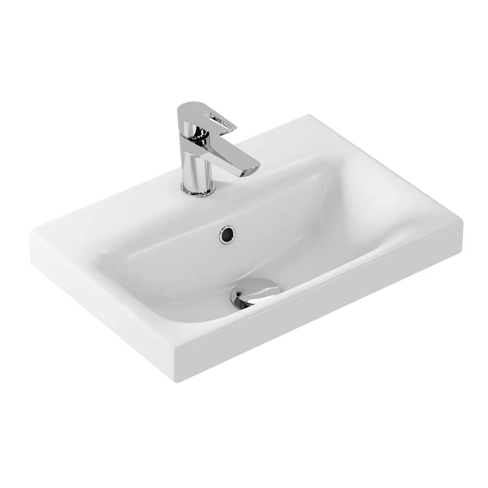 Раковина Cersanit MODUO SLIM UM-MOD50SL/1, 50 см — фото 1, Раковины