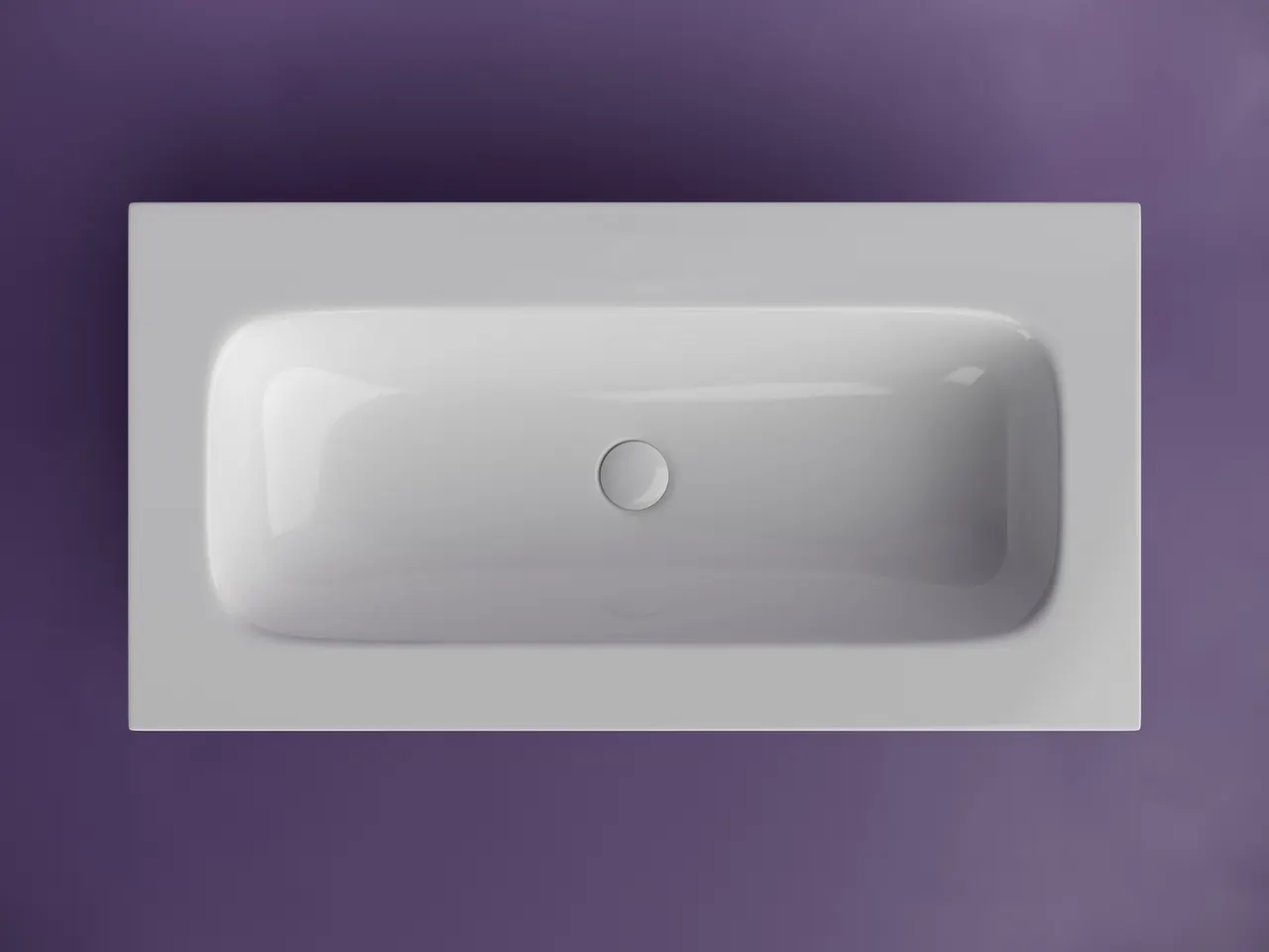 Раковина накладная мебельная CERAMICANOVA Grace прямоугольная 910x457x137 без отверстия под смеситель цвет белый CN7019Wx — фото 2, Раковины накладные