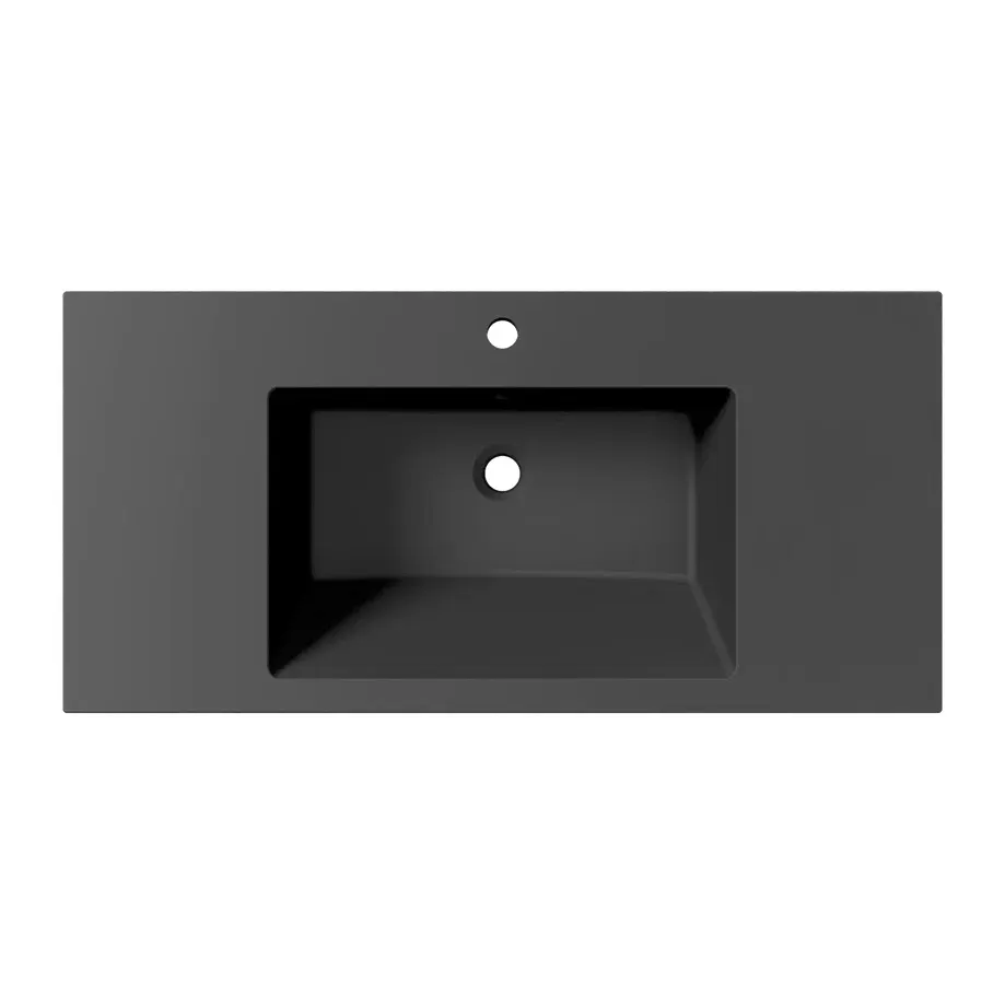 Товар: Раковина Paola Nero 1000 ST-B, черный - фото 1 Раковина Paola Nero 1000 ST-B, черный — фото 1, Раковины