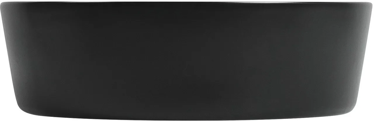 Раковина накладная Aquanet Moon-2-MB 43 черный матовый — фото 8, Раковины накладные