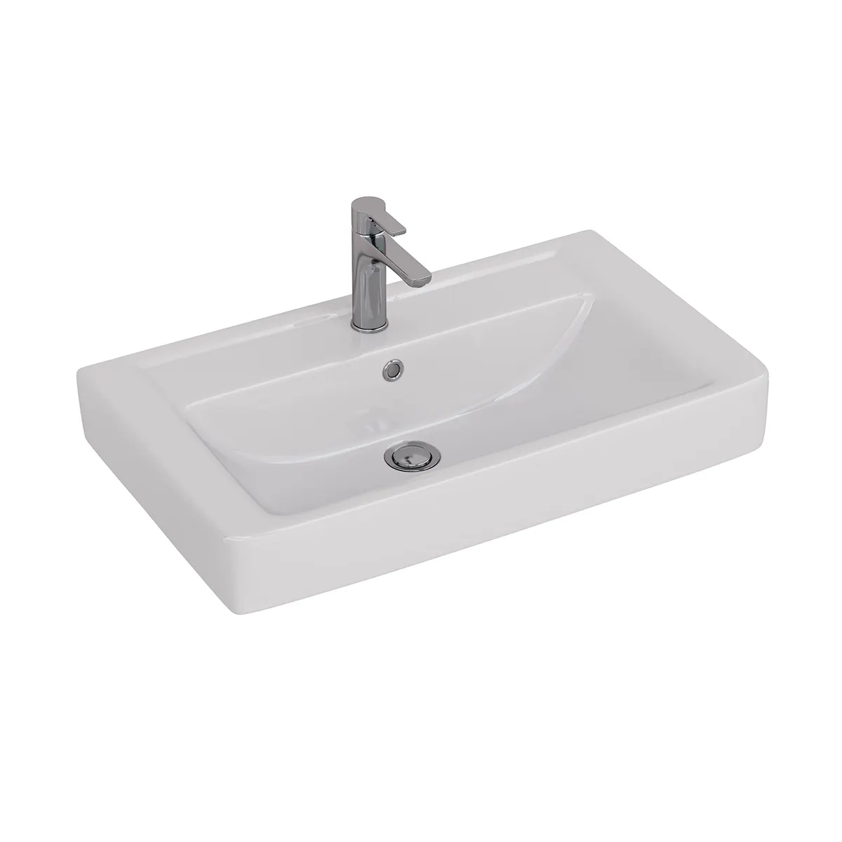 Товар: Раковина керамическая "Q80" 192185 - фото 4 Раковина керамическая "Q80" 192185 — фото 4, Раковины