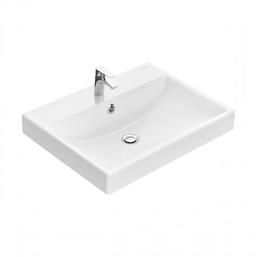 Товар: ONA Мебельная раковина 600х460x121 мм из композитного материала, белый, ROCA ZRU9307561 - фото 1 ONA Мебельная раковина 600х460x121 мм из композитного материала, белый, ROCA ZRU9307561 — фото 1, Раковины