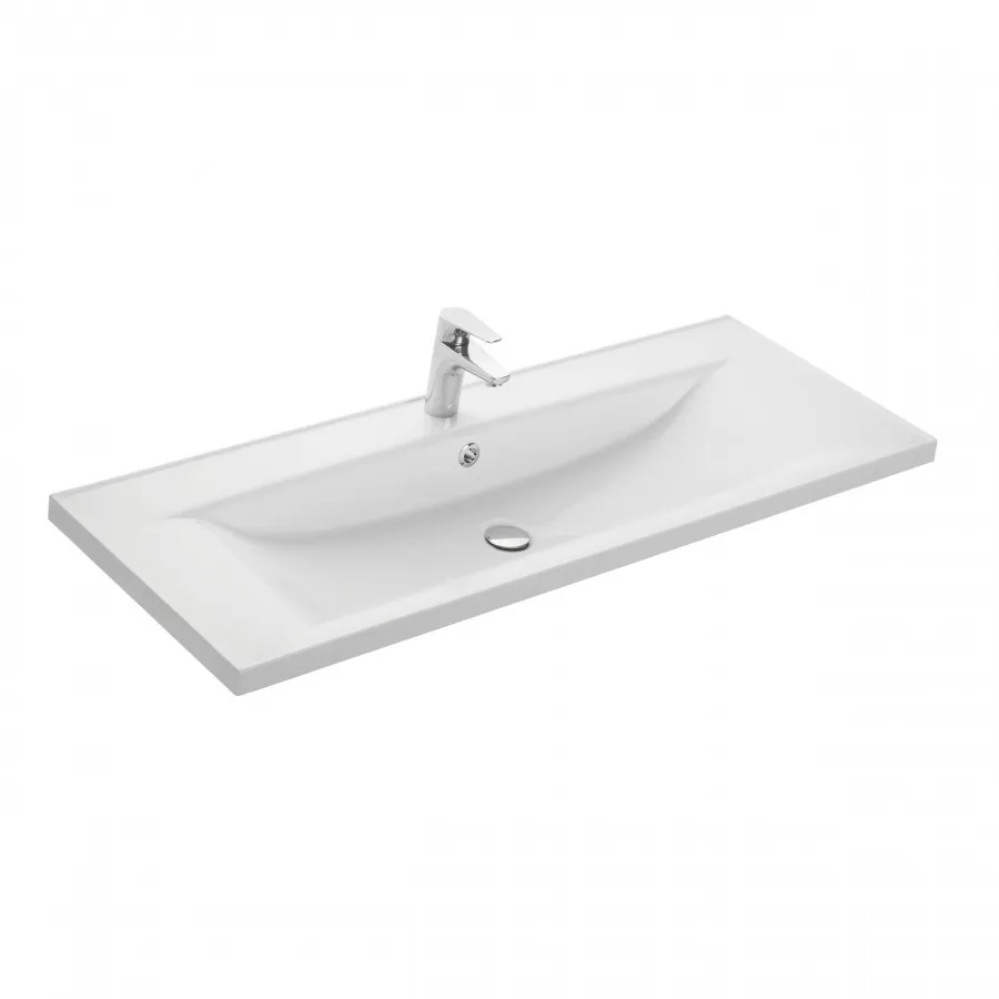 Товар: Раковина АЙРИС 120, белая 1A729631AG010 - фото 1 Раковина АЙРИС 120, белая 1A729631AG010 — фото 1, Раковины