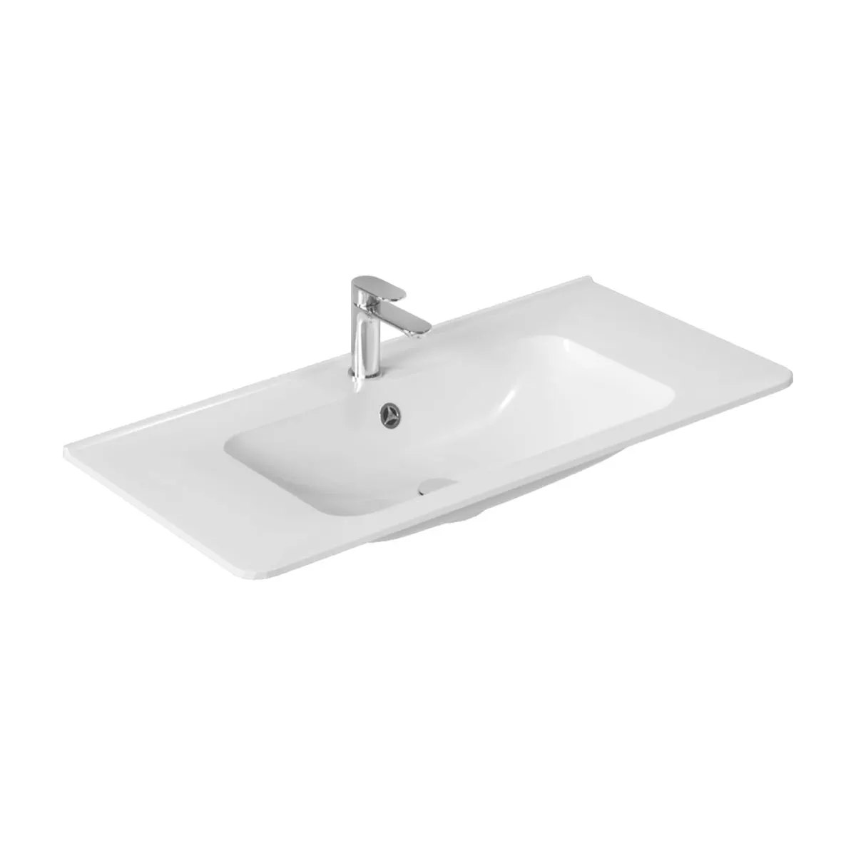 Товар: Раковина VCB-2VP1000W из искусственного камня, цвет белый VCB-2VP100W - фото 3 Раковина VCB-2VP1000W из искусственного камня, цвет белый VCB-2VP100W — фото 3, Раковины