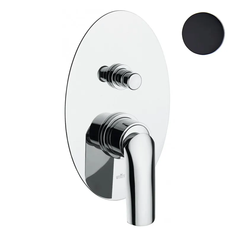 Товар: Смеситель для душа встраиваемый Webert Aria AI860101560, черный - фото 1 Смеситель для душа встраиваемый Webert Aria AI860101560, черный — фото 1, Смеситель для душа