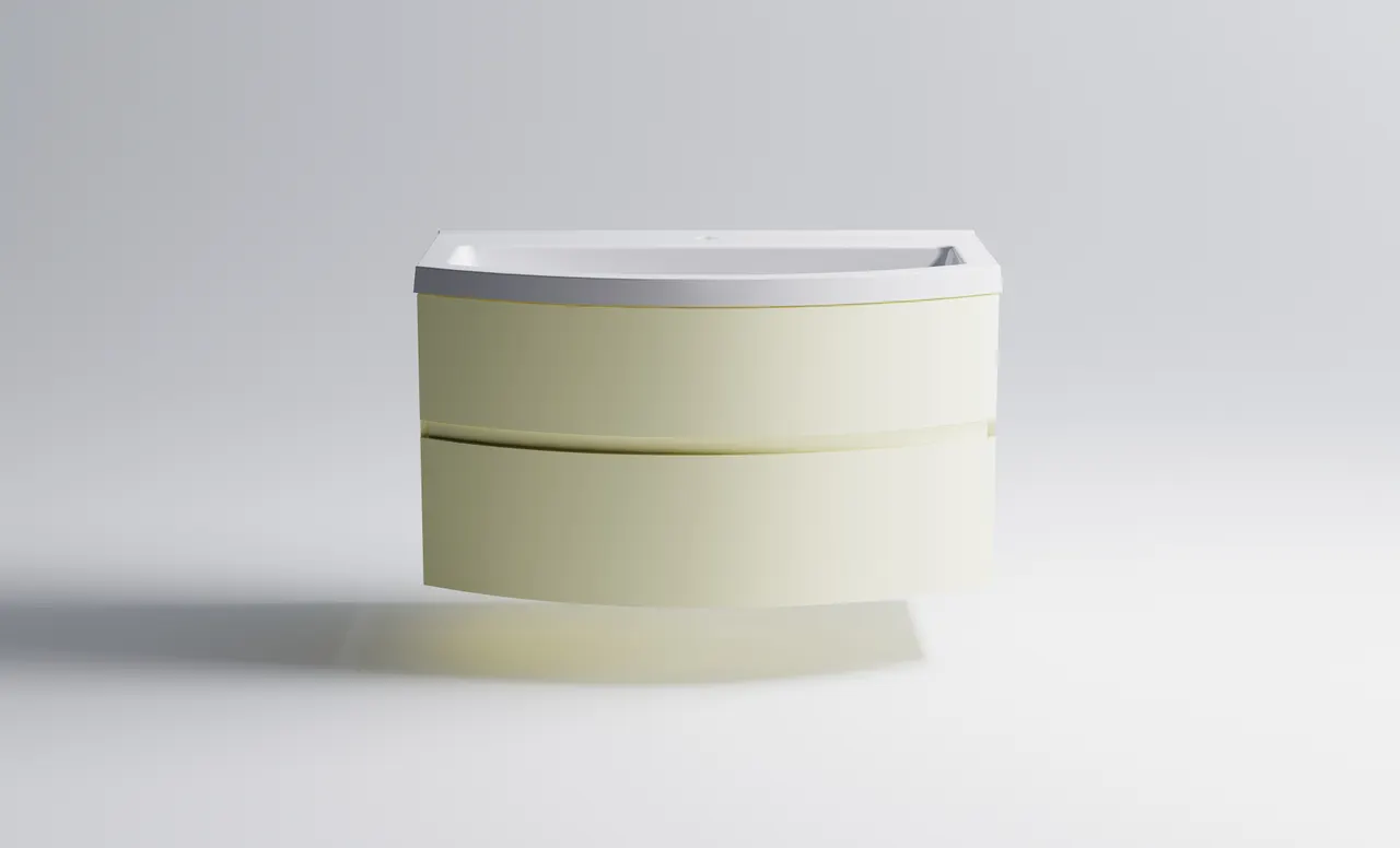 Товар: Нижний шкаф Венеция2.0 80 с 2 ящиками бежевый (RAL1013 матовый) + Раковина "Венеция 80" 03100004ral1013+04010022 - фото 2 Нижний шкаф Венеция2.0 80 с 2 ящиками бежевый (RAL1013 матовый) + Раковина "Венеция 80" 03100004ral1013+04010022 — фото 2, Тумбы с раковиной