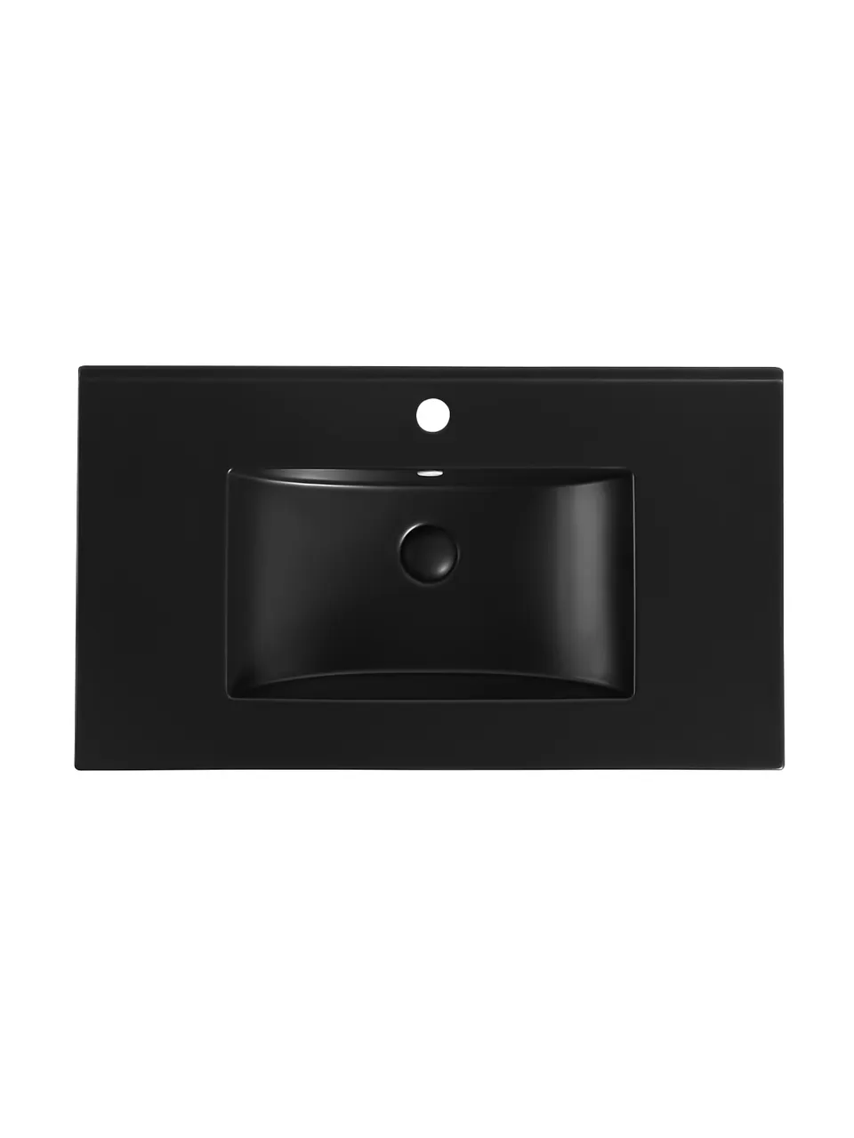 Товар: Orange B03-800B Раковина встраиваемая санфарфор, черная - фото 3 Orange B03-800B Раковина встраиваемая санфарфор, черная — фото 3, Раковины встраиваемые снизу