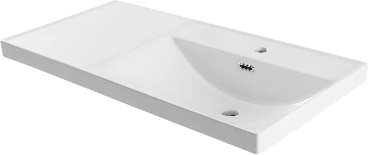 Раковина Aquanet Side 100 правая 00347437 — фото 7, Раковины