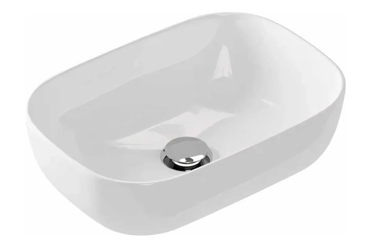 Раковина на столешницу MODUO 50 SQUARE, белый, VIANT A63570 VIANT — фото 3, Раковины встраиваемые сверху