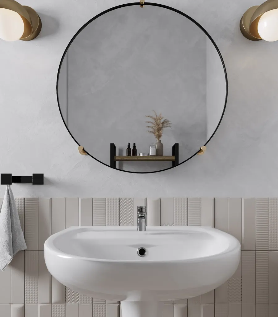 Умывальник "Версия" 56.5 см. с отв., с переливом, белый SANTERI 131115S0011B0 — фото 2, Раковины