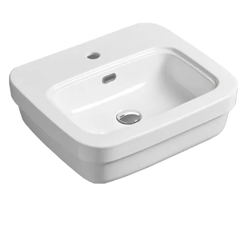 Товар: Раковина SIMAS EVOLUTION подвесная с одним отверстием цвет белый EVO15 - фото 1 Раковина SIMAS EVOLUTION подвесная с одним отверстием цвет белый EVO15 — фото 1, Раковины подвесные