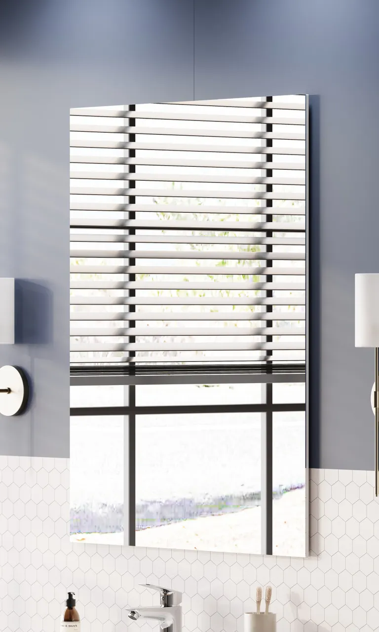 Зеркало АЛЬМА 80, прямоугольное 1A287802A3010 — фото 8, Зеркала в ванную комнату