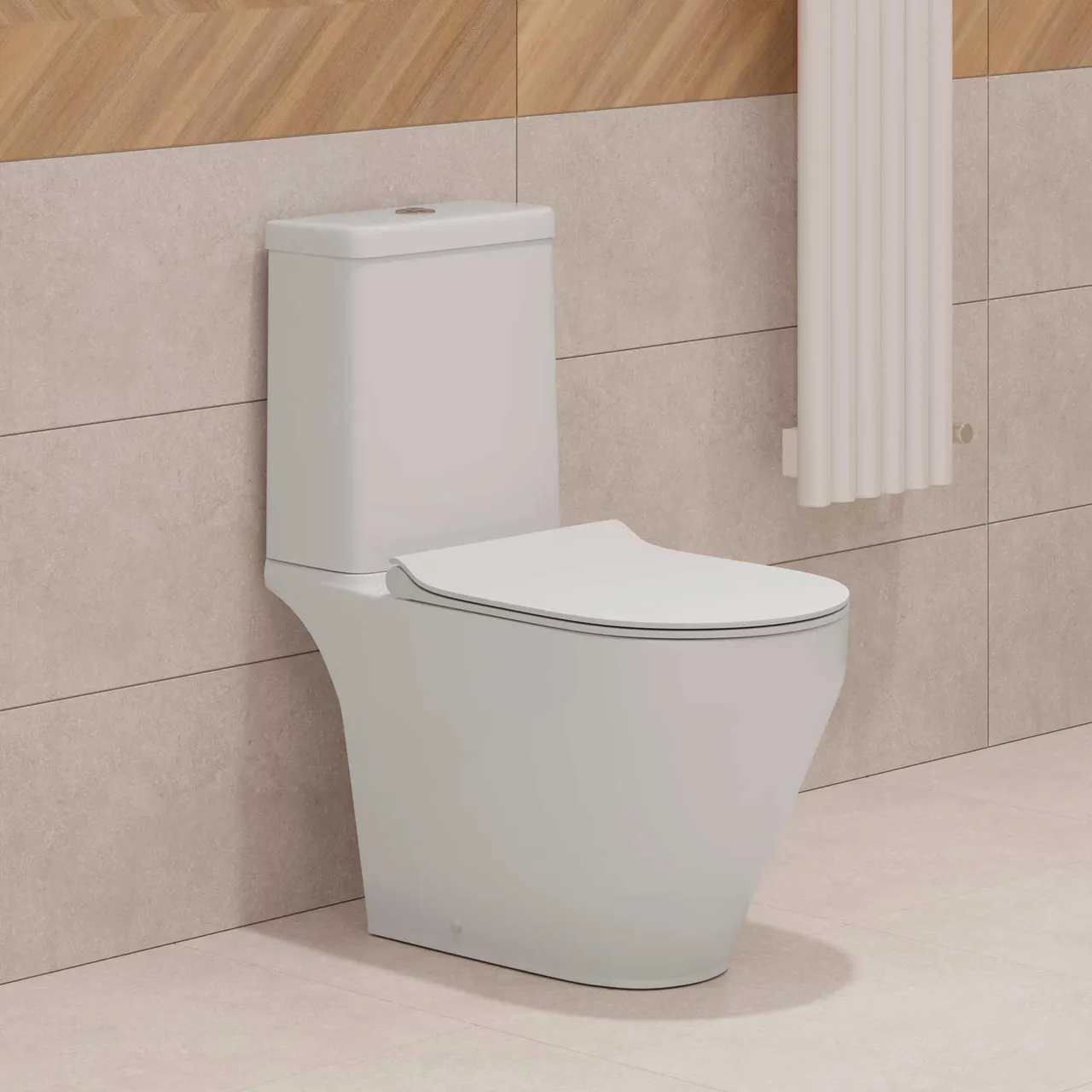 Товар: Унитаз-компакт КЕРАМИН БАРИ Slim ЖСМЛ Soft Close безободковый двухрежимный, сиденье дюропласт с микролифтом CDB00029257 (4810531150305) - фото 7 Унитаз-компакт КЕРАМИН БАРИ Slim ЖСМЛ Soft Close безободковый двухрежимный, сиденье дюропласт с микролифтом CDB00029257 (4810531150305) — фото 7, Напольные унитазы