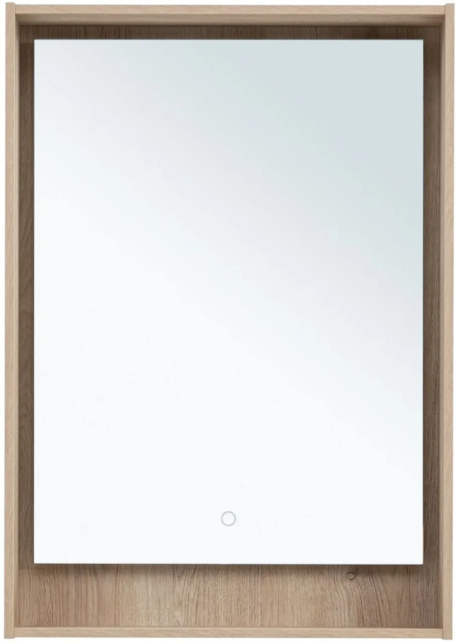 Товар: Зеркало Aquanet Милан 60 дуб светлый 00336403 - фото 2 Зеркало Aquanet Милан 60 дуб светлый 00336403 — фото 2, Зеркала в ванную комнату