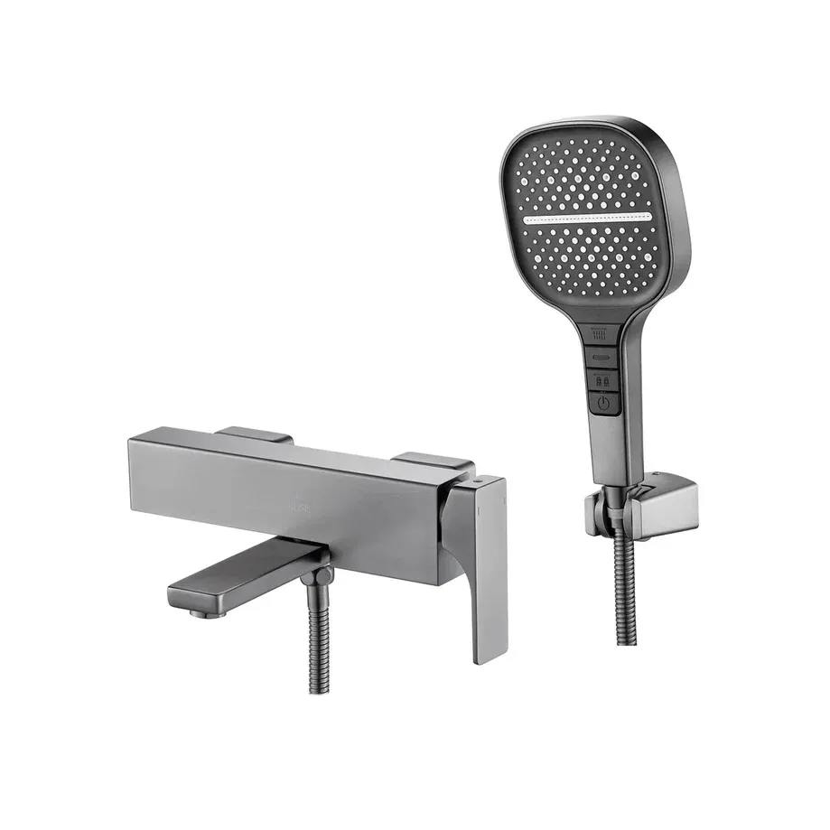 Товар: Смеситель для ванны Rose R1002T, оружейная сталь - фото 1 Смеситель для ванны Rose R1002T, оружейная сталь — фото 1, Смеситель для ванны