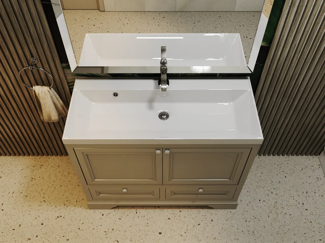 Раковина мебельная и на столешницу Classica 60 4627173210164 — фото 2, Раковины накладные