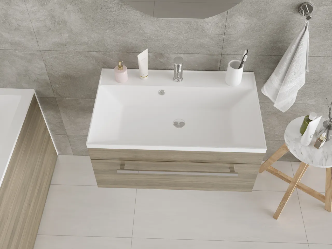 Товар: Раковина мебельная и на столешницу Classica 80 (МАТ) 4627173210829 - фото 5 Раковина мебельная и на столешницу Classica 80 (МАТ) 4627173210829 — фото 5, Раковины накладные