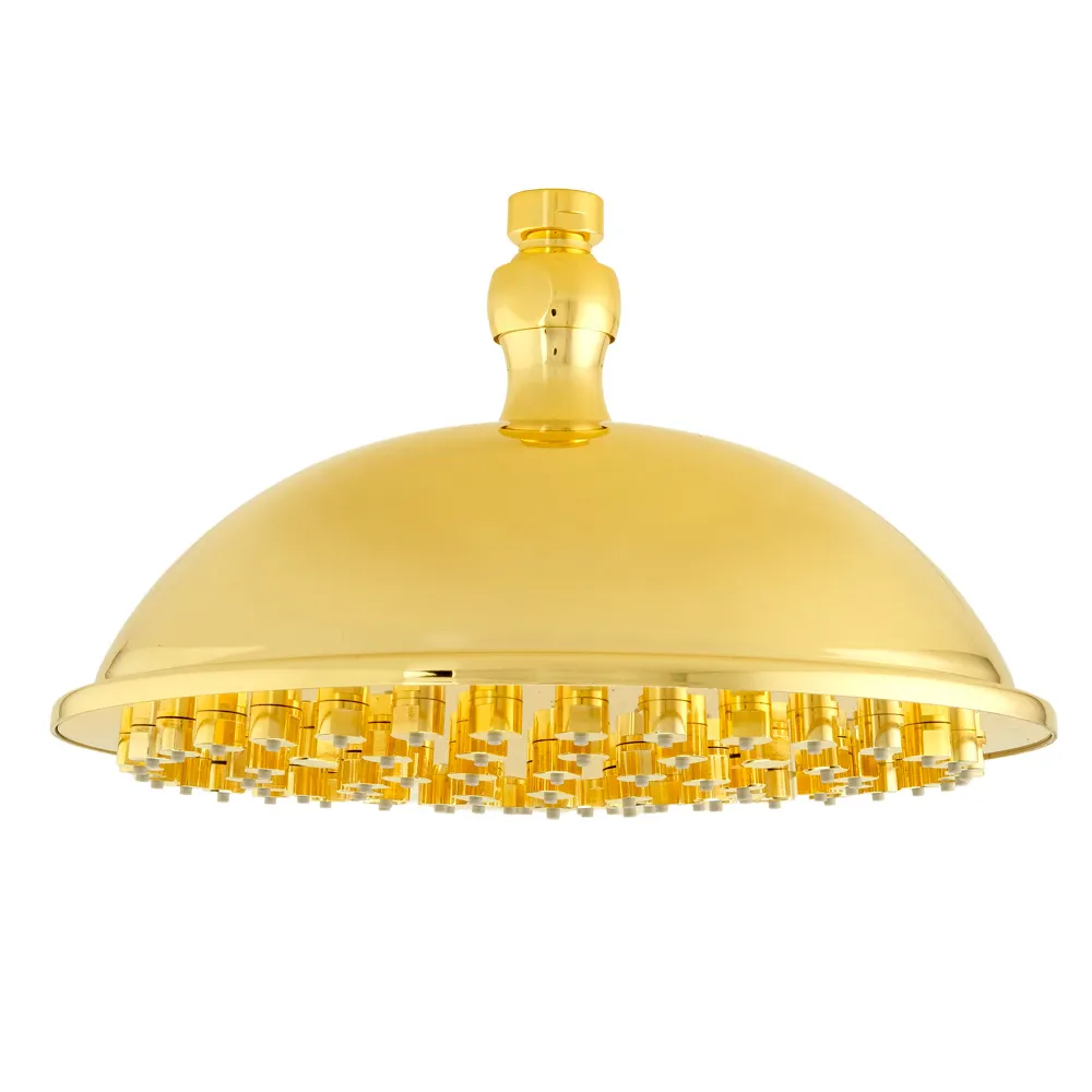 Товар: VERONA Верхний душ, d-230 mm., антикальций, золото 19992 - фото 1 VERONA Верхний душ, d-230 mm., антикальций, золото 19992 — фото 1, Верхние души