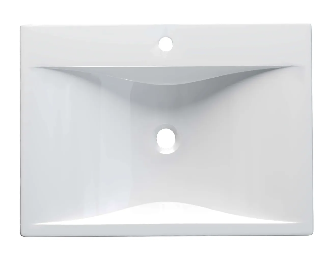 Раковина мебельная и на столешницу Pulsus 60 4627173210706 — фото 3, Раковины накладные
