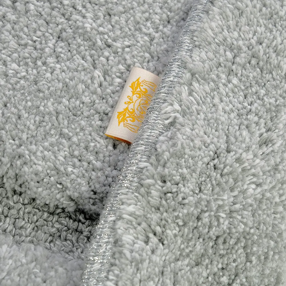 Товар: Коврик д/ванной комнаты 60х120 см., вышивка логотип MIGLIORE, серый, окантовка серебро 31913 - фото 10 Коврик д/ванной комнаты 60х120 см., вышивка логотип MIGLIORE, серый, окантовка серебро 31913 — фото 10, Коврики для ванной комнаты