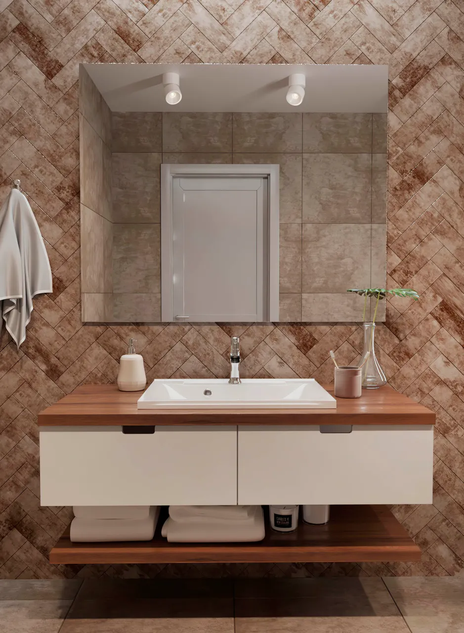 Раковина мебельная и на столешницу Milen 120 4627173210478 — фото 7, Раковины накладные