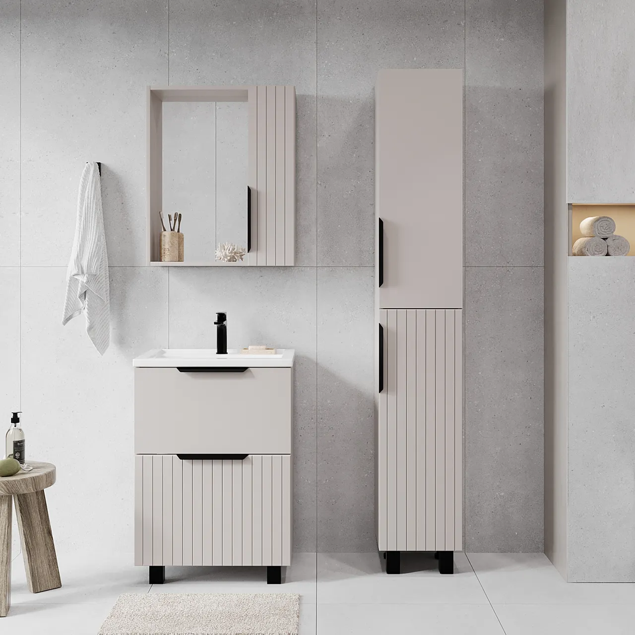 Товар: Тумба под раковину VIANT СИЦИЛИЯ 60 подвесная капучино (VSIC60MDCAP-T2YP) - фото 6 Тумба под раковину VIANT СИЦИЛИЯ 60 подвесная капучино (VSIC60MDCAP-T2YP) — фото 6, Тумбы под раковину