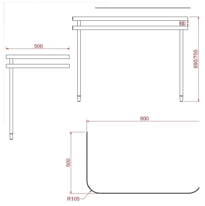Консоль, Artceram, Azuley напольная/пристенная цвет белый/хром AZA003 71 01 — фото 2, Консоли