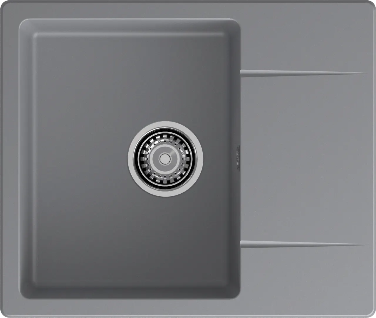 Товар: GRANFEST Мойка URBAN 258L 1-чаша+крыло 580*490мм темно-серый арт.GF-UR- 258L темно-серый - фото 3 GRANFEST Мойка URBAN 258L 1-чаша+крыло 580*490мм темно-серый арт.GF-UR- 258L темно-серый — фото 3, Кухонные мойки