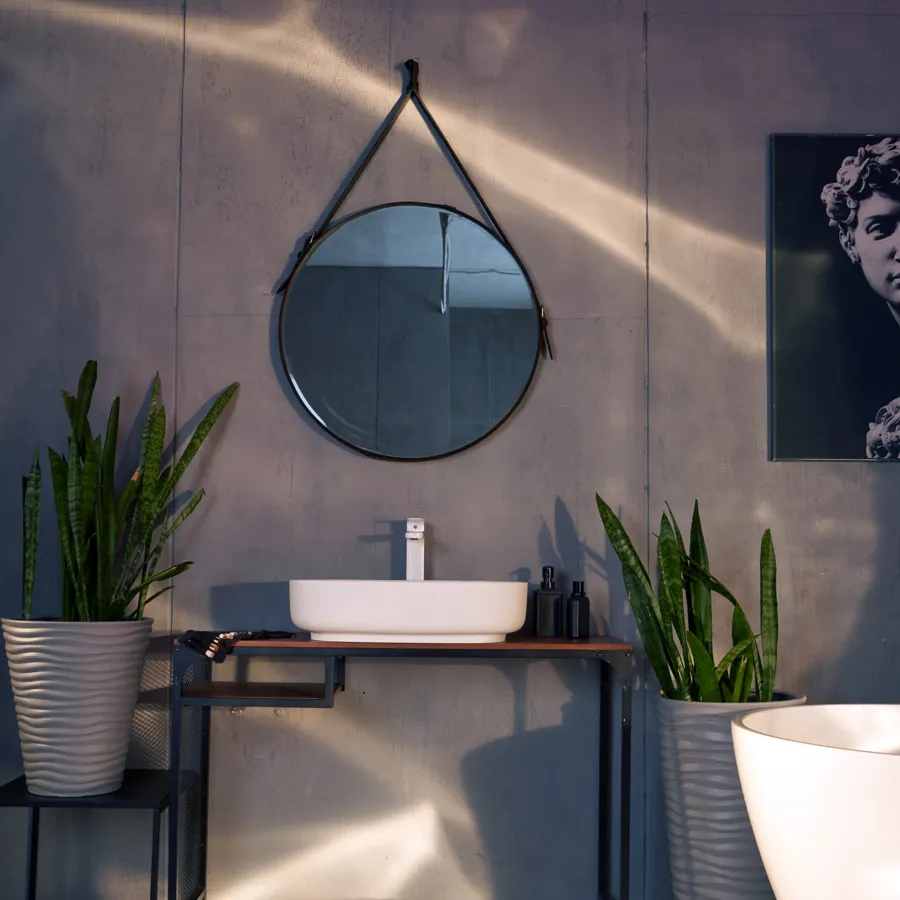 Раковина Conca 540 округлая, белый матовый, MonteBianco 12020 — фото 3, Раковины