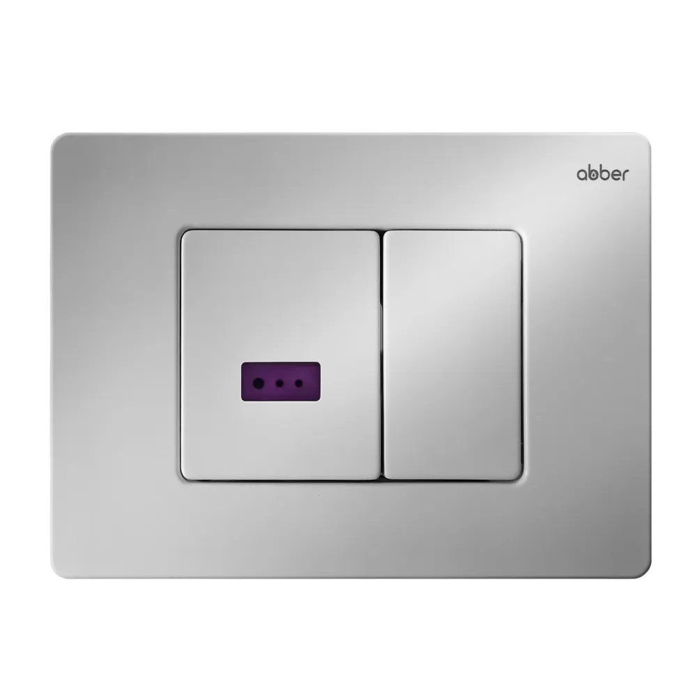 Кнопка смыва сенсорная ABBER AC0122S хром глянцевый — фото 1, Кнопки смыва