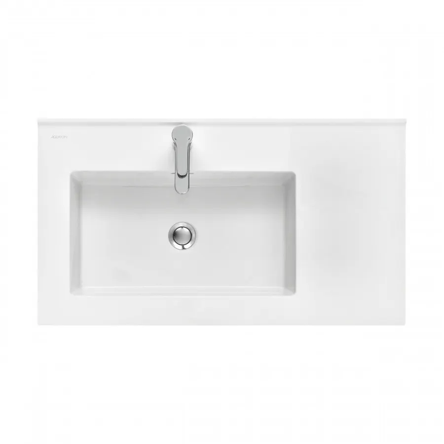 Товар: Раковина КВАДРО Про 80, левая 1A734431QA01L - фото 3 Раковина КВАДРО Про 80, левая 1A734431QA01L — фото 3, Раковины