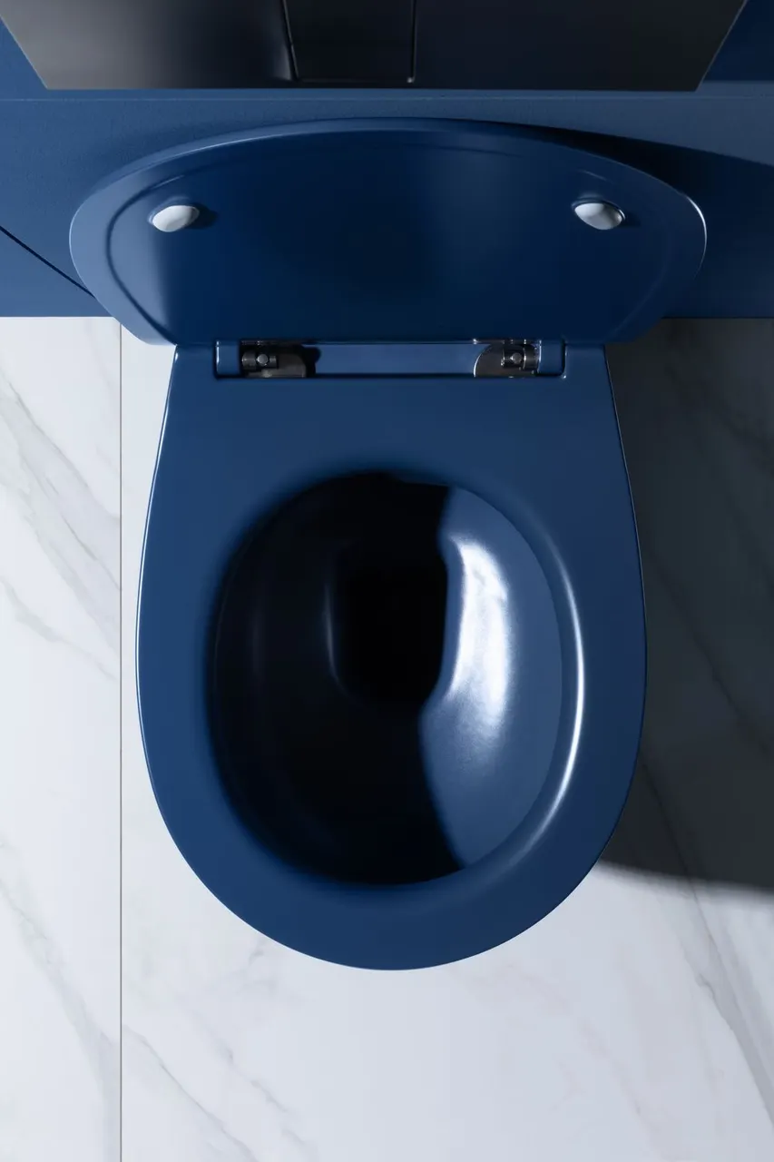 Товар: Чаша подвесного унитаза Allen Brau Fantasy 4.11004.ID индиго - фото 13 Чаша подвесного унитаза Allen Brau Fantasy 4.11004.ID индиго — фото 13, Подвесные унитазы