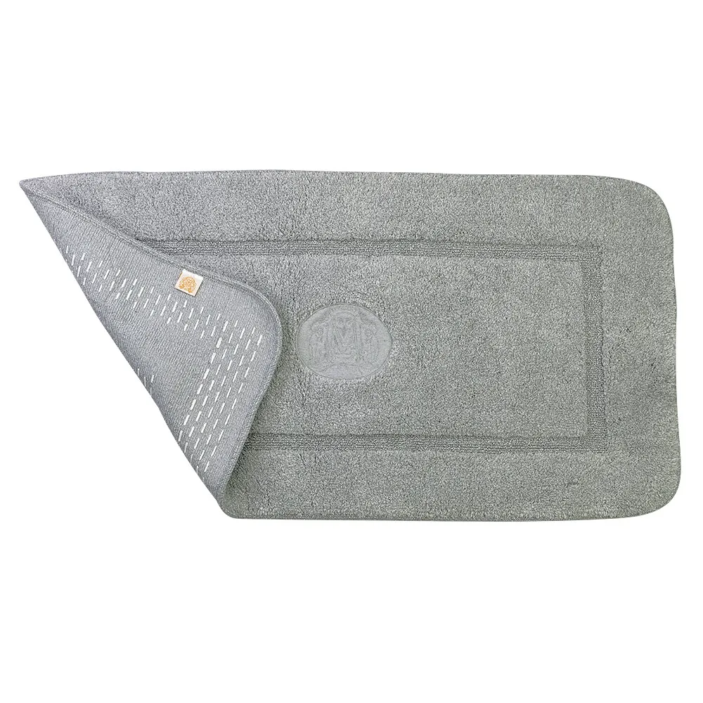 Товар: Коврик д/ванной комнаты 60х120 см., вышивка логотип MIGLIORE, серый, окантовка серебро 31913 - фото 5 Коврик д/ванной комнаты 60х120 см., вышивка логотип MIGLIORE, серый, окантовка серебро 31913 — фото 5, Коврики для ванной комнаты