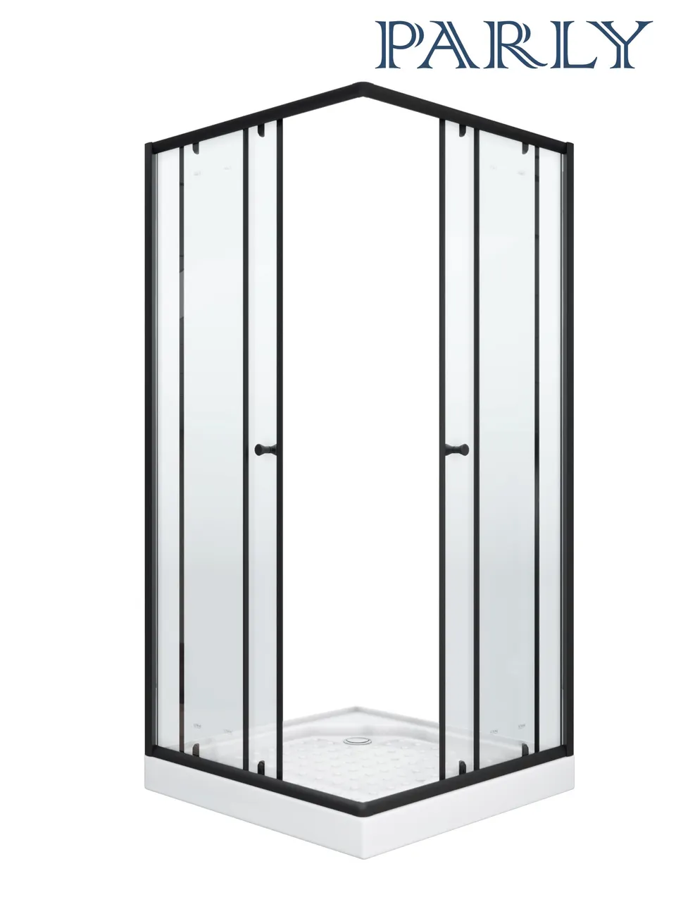 Товар: Уголок ZQ81B душевой PARLY с поддоном (80х80х190) - фото 4 Уголок ZQ81B душевой PARLY с поддоном (80х80х190) — фото 4, Душевые уголки