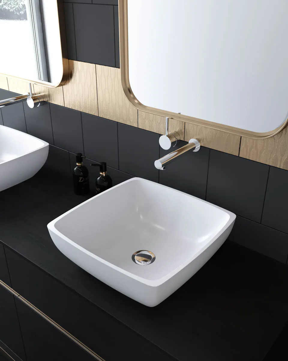 Раковина JUPITER Soft Rock Color 43 Х 43 RAL* 1.02.007.11.3 — фото 1, Раковины