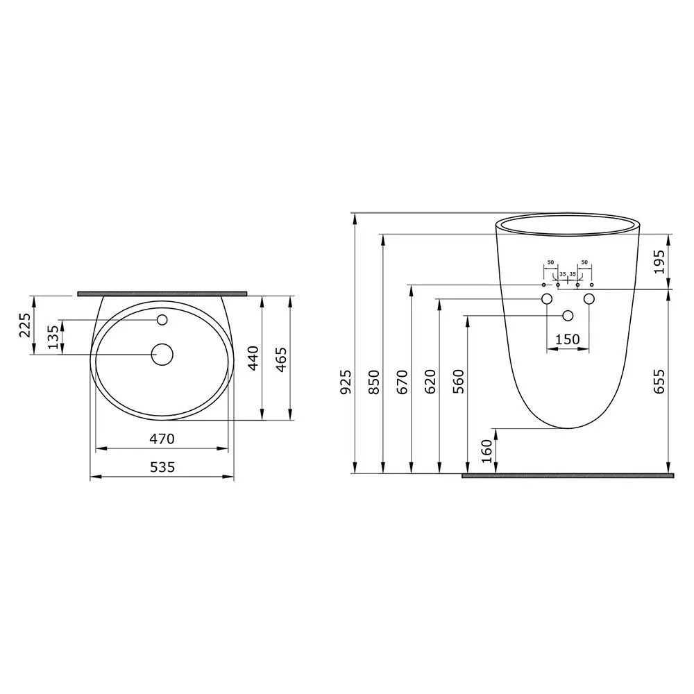Товар: Раковина Ambassador Queen 116T20102 (535*465*765) БЕЛАЯ МАТОВАЯ - фото 4 Раковина Ambassador Queen 116T20102 (535*465*765) БЕЛАЯ МАТОВАЯ — фото 4, Раковины